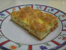 Torta de abobrinha saborosa