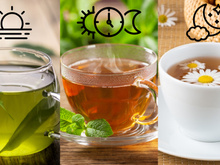 Chá da manhã, da tarde e da noite: essas são as ervas ideais para cada horário do dia