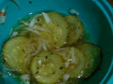 Abobrinha no vinagre rápida