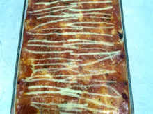 Lasanha de batatas com creme de leite