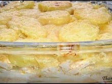 Batatas gratinadas