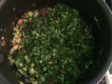 Couve refogado com bacon