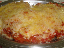 Empanados recheados à parmegiana
