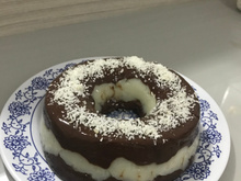 Manjar de chocolate com coco