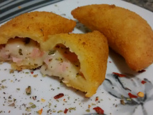 Risoles de presunto e queijo