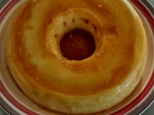 Pudim de micro-ondas