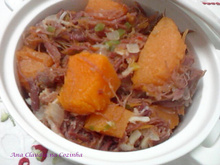 Abóbora com carne seca