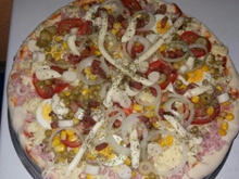 Massa de cerveja para pizza