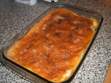 Omelete de peito de frango ao forno
