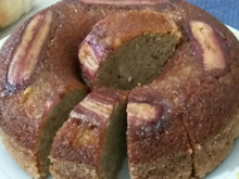 Bolo de banana no liquidificador