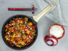 FRANGO XADREZ AO ESTILO CANTONÊS