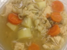 Sopa de frango com sopão maggi