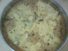 Bife ao creme de cebola