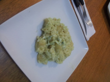 Risoto de gorgonzola e pêra