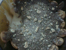 Pavê de limão cobertura chocolate