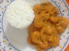 Estrogonofe de camarão