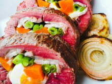 Filet mignon recheado (braciolone)