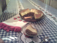 Pudim surpresa da Aline