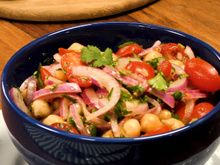 Salada de grão-de-bico