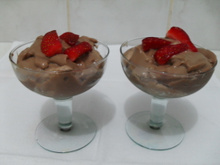 Sobremesa de chocolate