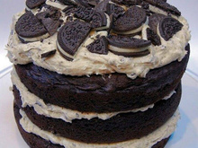 Bolo naked cake oreo