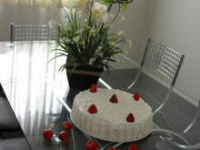 Torta de morango da Mara