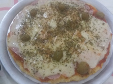 Pizza fácil feita na boca do fogão
