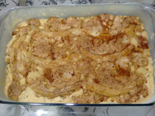 Torta de banana de farofinha