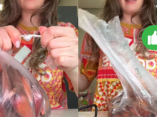 Com quantos anos você descobriu que é assim que se abre o nó dos sacos sem rasgar: "Roda, roda, rodou e..." (o meio ambiente agradece!)