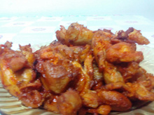 Coxa e sobrecoxa frita à la Bruna