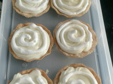 Torta de massa podre de leite condensado com limão