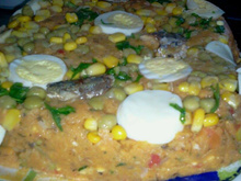 Cuscuz paulista de sardinha