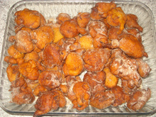 Bolinho de banana frito