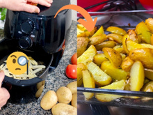 Essa é a batata na airfryer que a minha família quer comer todos os dias: fácil de fazer e deliciosa