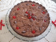 Torta mousse de chocolate