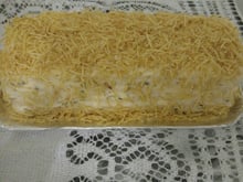 Torta fria de pão de fôrma