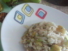 Arroz com jiló