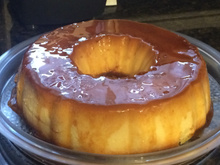 Pudim delícia de milho e coco