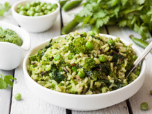 Como deixar o arroz de brócolis bem verdinho