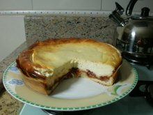 Torta de goiabada com ricota