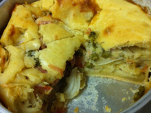 Torta salgada de liquidificador