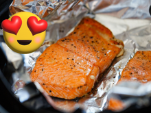 Quem gosta de salmão precisa aprender essa receita na airfryer