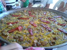 Paella espanhola valenciana