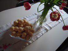 Pão de queijo recheado