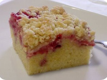 Cuca de morango da Karine