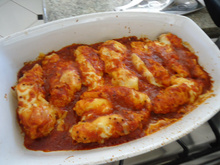 Filé de frango à parmegiana light