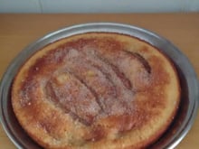 Bolo de fubá com banana