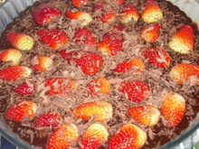 Voltei a ser criança com esse doce de morango com chocolate da minha avó que eu fiz e meus filhos amaram