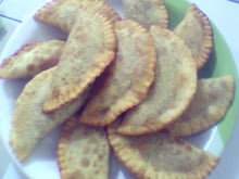 Pastel doce de chocolate com banana