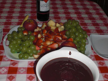 Fondue de chocolate delícia